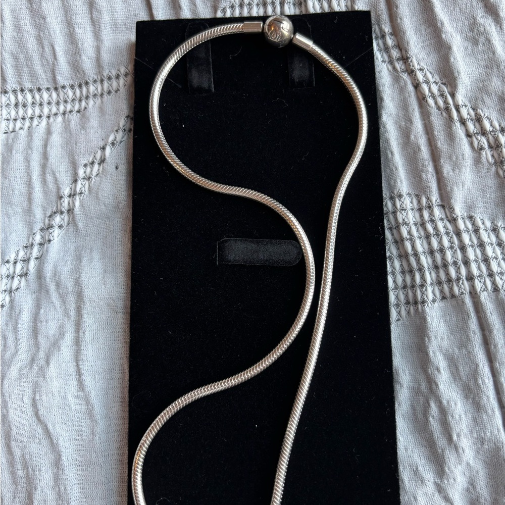 Pandora Snake Silver Necklace